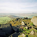 Looking West from Bearstone Rock (Scan from October 1989)