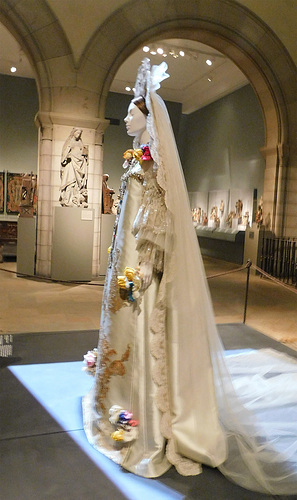 Wedding Ensemble by Christian Lacroix in the Metropolitan Museum of Art, September 2018