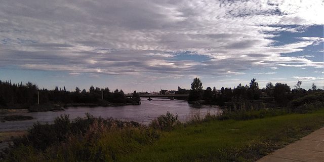 Panorama d'une côte nord.....(Québec)