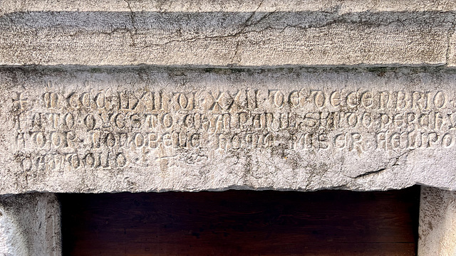 Venice 2022 – Mediæval inscription