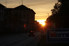 Sonnenuntergang in Darmstadt