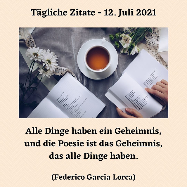 Tägliche Zitate - 12. Juli 2021