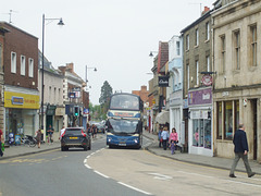 DSCF3305 Delaine Buses AD64 DBL in Bourne - 6 May 2016