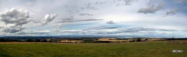 THe Moray Firth and Findhorn Bay from Califer Viewpoint