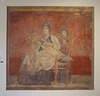 Seated Woman Playing the Kithara from a Reception Hall in the Villa of P. Fannius Synistor at Bosocreale in the Metropolitan Museum of Art, February 2012