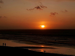 Coucher du soleil sur Hautot  sur Mer