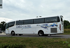P&D Coaches YT65 BYX at Fiveways, Barton Mills - 21 Aug 2021 (P1090575)