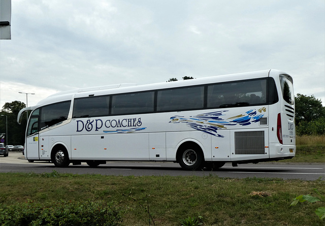 P&D Coaches YT65 BYX at Fiveways, Barton Mills - 21 Aug 2021 (P1090575)