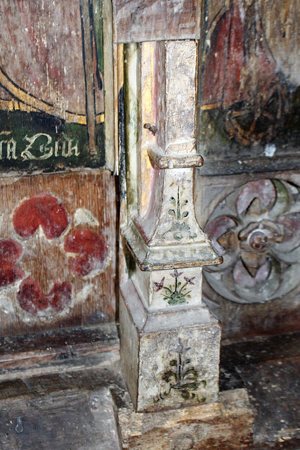 Detail of Screen, Westhall Church, Suffolk