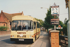 Smith's Coaches C929 SLT in Buntingford- 25 Jun 1992