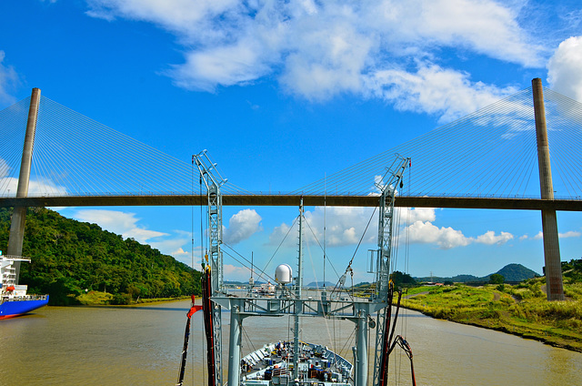 Panama Canal near Miraflores