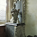 madingley church, cambs (4) c18 tomb with kneeling effigy of jane cotton +1707