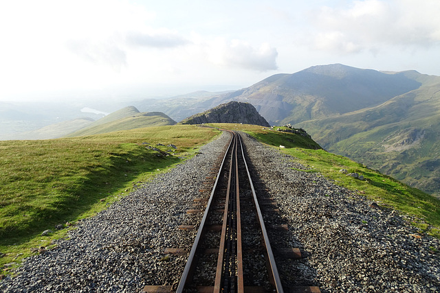 Looking Down The Railway Tracks