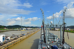 Approaching Miraflores Locks, Panama Canal