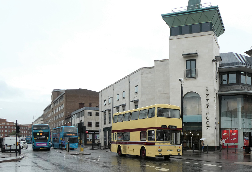 Preserved former Leicester City Transport 301 (GJF 301N) - 27 Jul 2019 (P1030389)