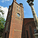 south woodford church, redbridge, london (16), c18 tower 1708 and godfrey column by sir robert taylor c.1769