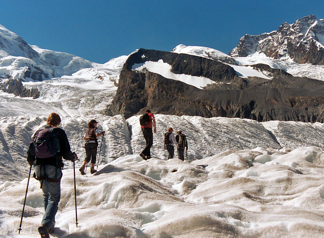 On the glacier