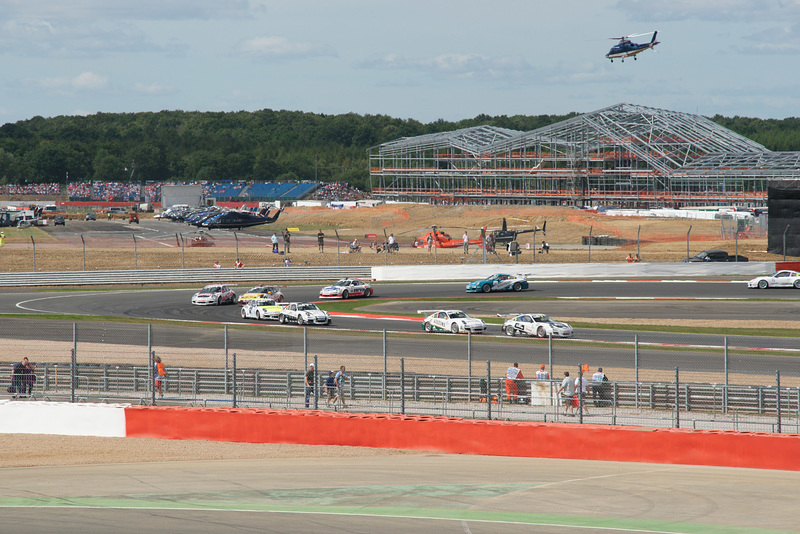 Helicopter Above Silverstone