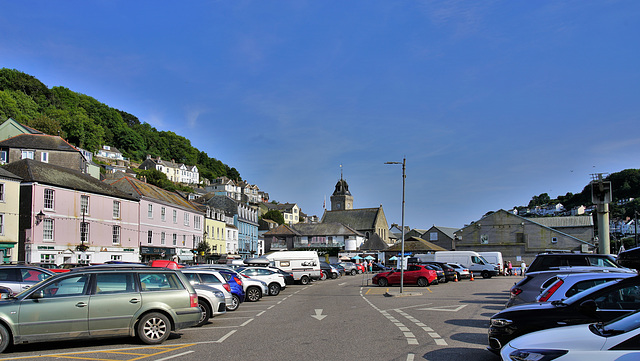 Cornwall-Reise 23 / Der Weg zur Hafenkneipe in Looe UK