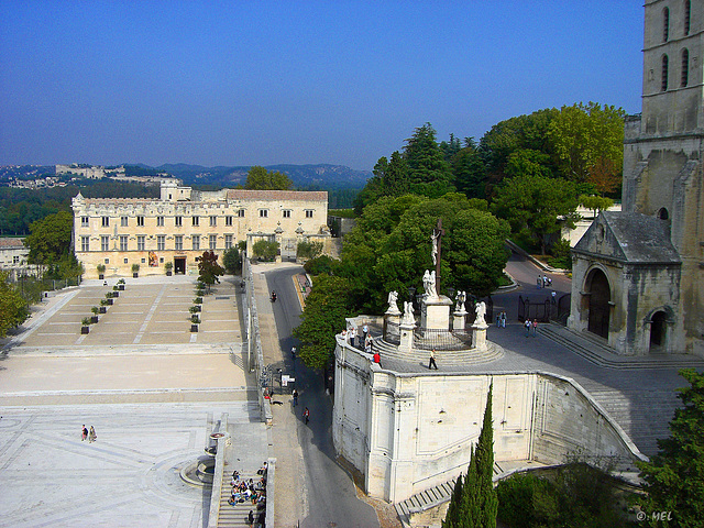 Avignon  -  PiP: Innen im Palais du Papes