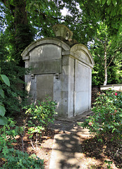 south woodford church, redbridge, london (18) c18 mausoleum by gibson for martha raikes +1797