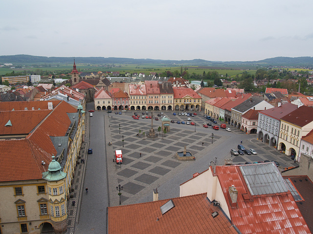 Jicin, Main Square from Valdicka Brama