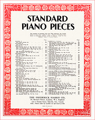 "Standard Piano Pieces," c1930