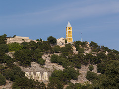 Krk, Baska, View to St. Ivan Church