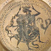 Detail of a Black-Figure Plate with Peleus and Thetis in the Louvre, June 2013