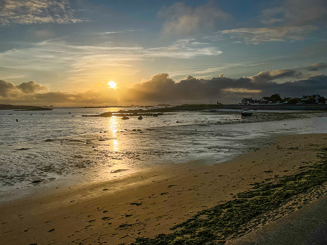 sunset in Brittany