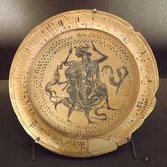 Black-Figure Plate with Peleus and Thetis in the Louvre, June 2013