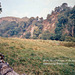 The River Manifold runs at the foot of the cliffs approaching Wetton Mill (Scan from 1989)