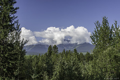 der Mica Mountain in Wolken (© Buelipix)
