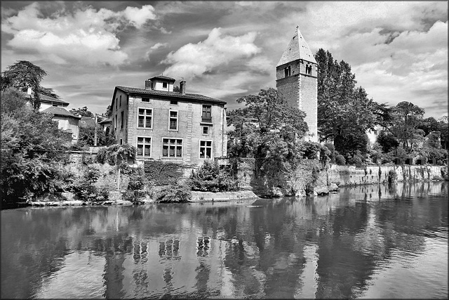 Lyon (69) 5 août 2021. L'Ile Barbe.