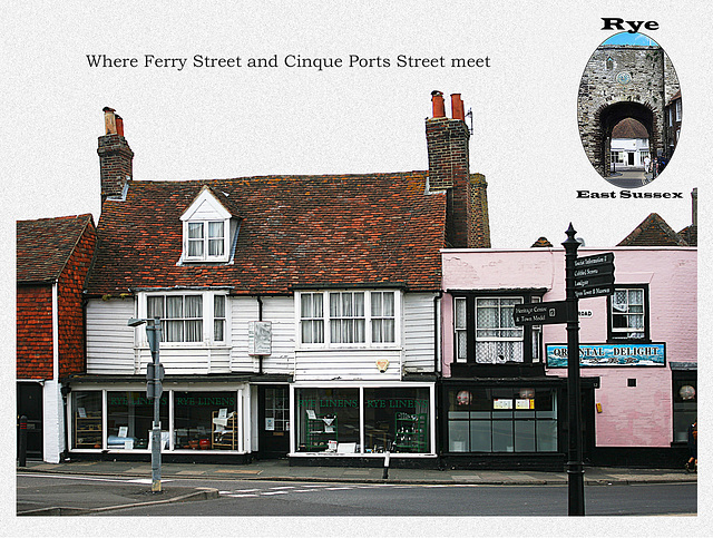 Rye - Ferry Street meets Cinque Ports Street