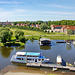 Dömitz, Hafen bei Hochwasser