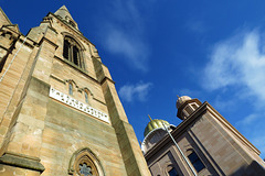 trinity congregational church and the central sikh gurdwara singh sahba, finnieston, glasgow