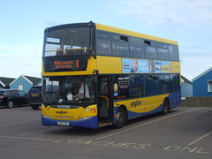 DSCF9837 Anglian Bus 551 (AO57 EZL) seen at Southwold - 23 Sep 2017