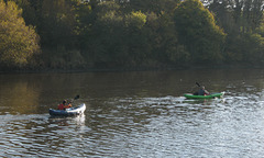 Canoeing on the River