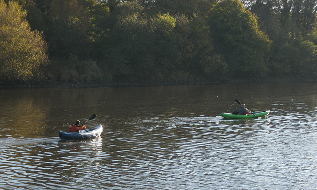 Canoeing on the River