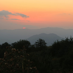 Sunset on the Gombori Pass