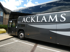 Acklams Coaches YX64 WBM at Peterborough Service Area (UK) - 1 Jul 2019 (P1020885)