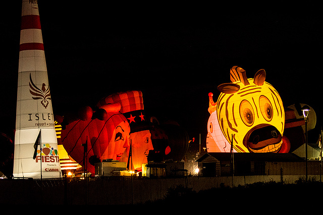Albuqerque balloon fiesta in the evening7