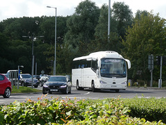 Prospect Coaches (Megabus contractor) YT71 GHD at Fiveways, Barton Mills - 29 Jul 2023 (P1150977)