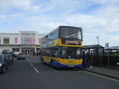 DSCF9843 Anglian Bus 551 (AO57 EZL) seen in Southwold - 23 Sep 2017