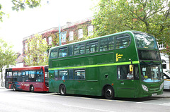 Sullivan Buses E59 (LK08 DXW) and Red Eagle 33 (YY15 GDK) in St. Albans - 8 Sep 2023 (P1160243)