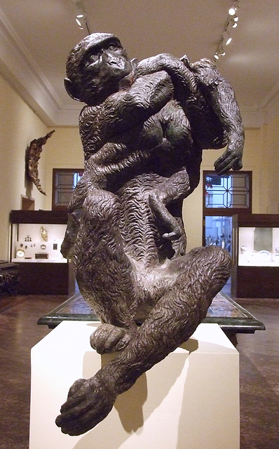 Mother Ape by Camillo Mariani in the Metropolitan Museum of Art, September 2010