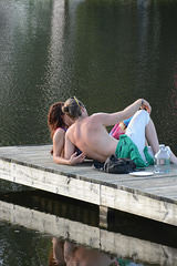 Just hangin' on the dock