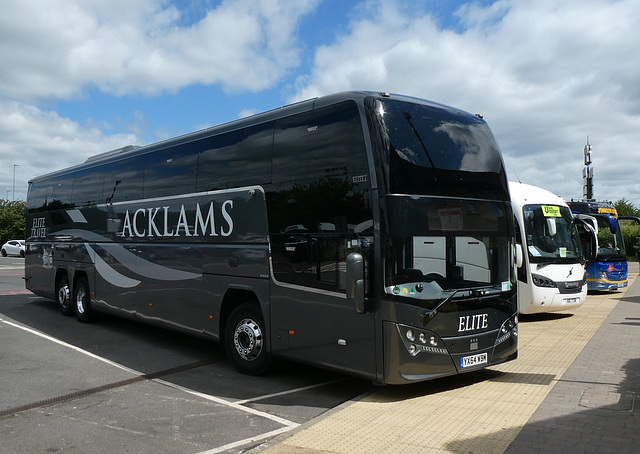 Acklams Coaches YX64 WBM at Peterborough Service Area (UK) - 1 Jul 2019 (P1020876) Acklams Coaches YX64 WBM at Peterborough Service Area (UK) - 1 Jul 2019 (P1020876)