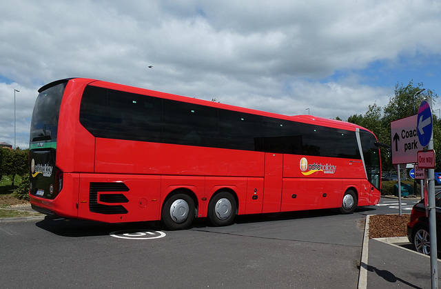 Adria Holiday, Hungary RKW 693 at Peterborough Service Area (UK) - 1 Jul 2019 (P1020888) Adria Holiday, Hungary RKW 693 at Peterborough Service Area (UK) - 1 Jul 2019 (P1020888)